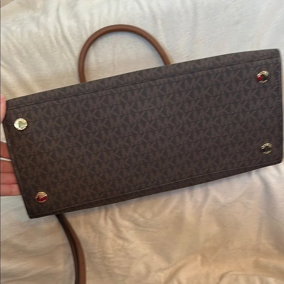 Michael Kors Brown Signature Tote Bag - Picture 5 of 6